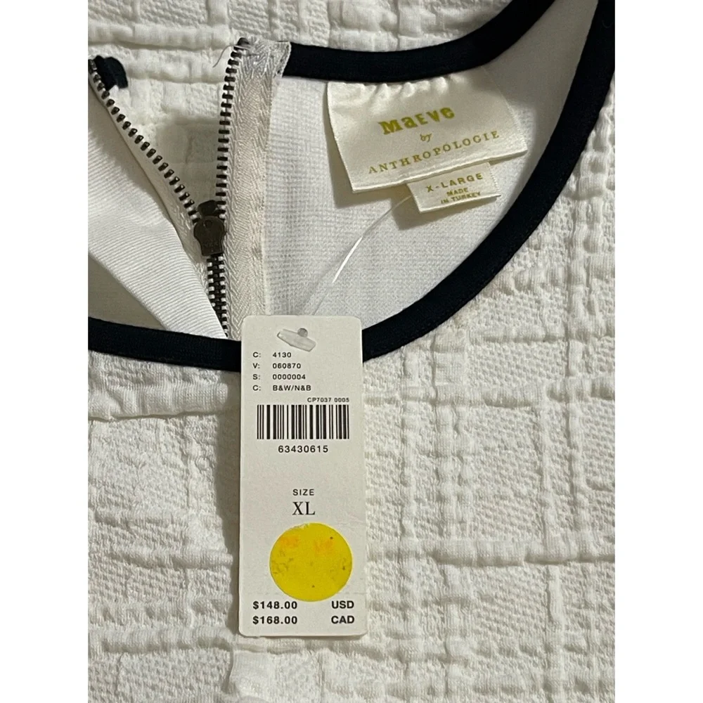 Anthropologie Maeve Patch-Pocket Mini Dress NWT SZ XL - Picture 7 of 10